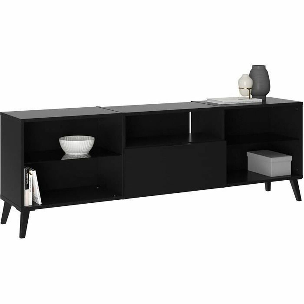 TV-møbler Svart